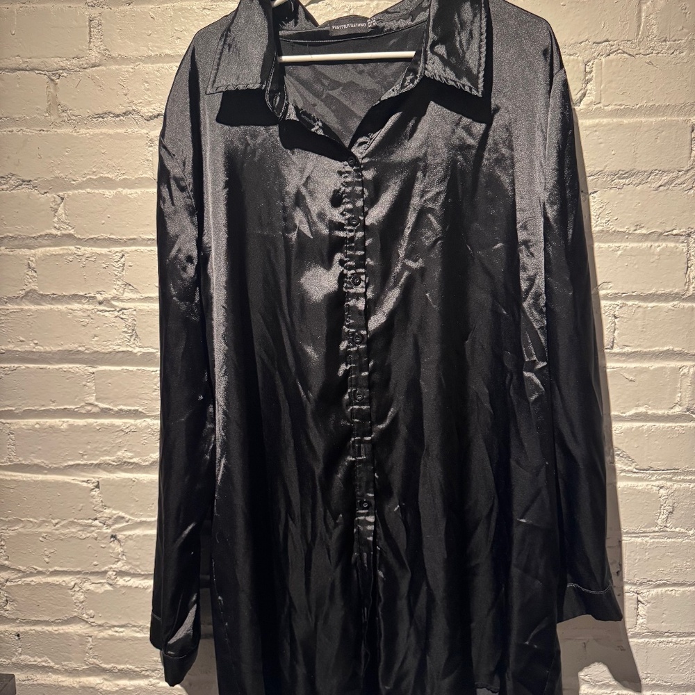 Black Silk Dress